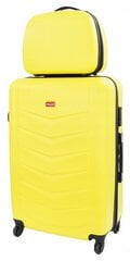 Keskikokoinen matkalaukkusarja Gravitt 62L, keltainen hinta ja tiedot | Matkalaukut ja matkakassit | hobbyhall.fi