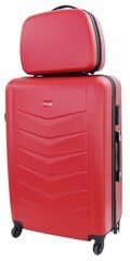 Keskikokoinen matkalaukkusarja Gravitt 62L, punainen hinta ja tiedot | Matkalaukut ja matkakassit | hobbyhall.fi