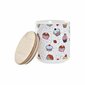 3 purkkia DKD Home Decor Luonnollinen Valkoinen Monivärinen Bambu Kivitavara 10 x 10 x 17 cm Kuppikakku hinta ja tiedot | Elintarvikkeiden säilytysastiat | hobbyhall.fi