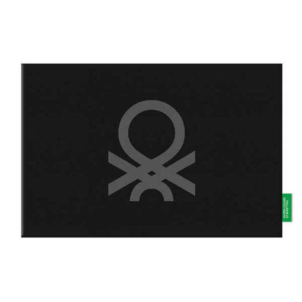 Tabletti Benetton Musta 100% puuvillaa 45 x 30 cm (4 uds) hinta ja tiedot | Pöytäliinat, tabletit ja lautasliinat | hobbyhall.fi