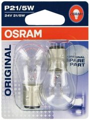 Autopolttimo Osram OS7537-02B Kuorma-auto 24 V P21/5W hinta ja tiedot | Polttimot | hobbyhall.fi