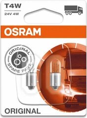 Autopolttimo Osram OS3930-02B 4W Kuorma-auto 24 V BA9S hinta ja tiedot | Polttimot | hobbyhall.fi