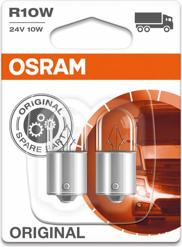 Autopolttimo Osram OS5637-02B 10 W Kuorma-auto 24 V R10W hinta ja tiedot | Polttimot | hobbyhall.fi