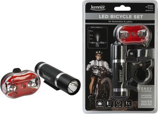 Kenner KBS13 polkupyörän valosarja HI-LED metallia hinta ja tiedot | Polkupyörän valot ja heijastimet | hobbyhall.fi