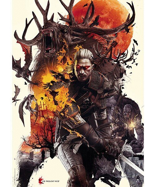 The Witcher 3: Wild Hunt Monsters Puzzle hinta ja tiedot | Palapelit | hobbyhall.fi