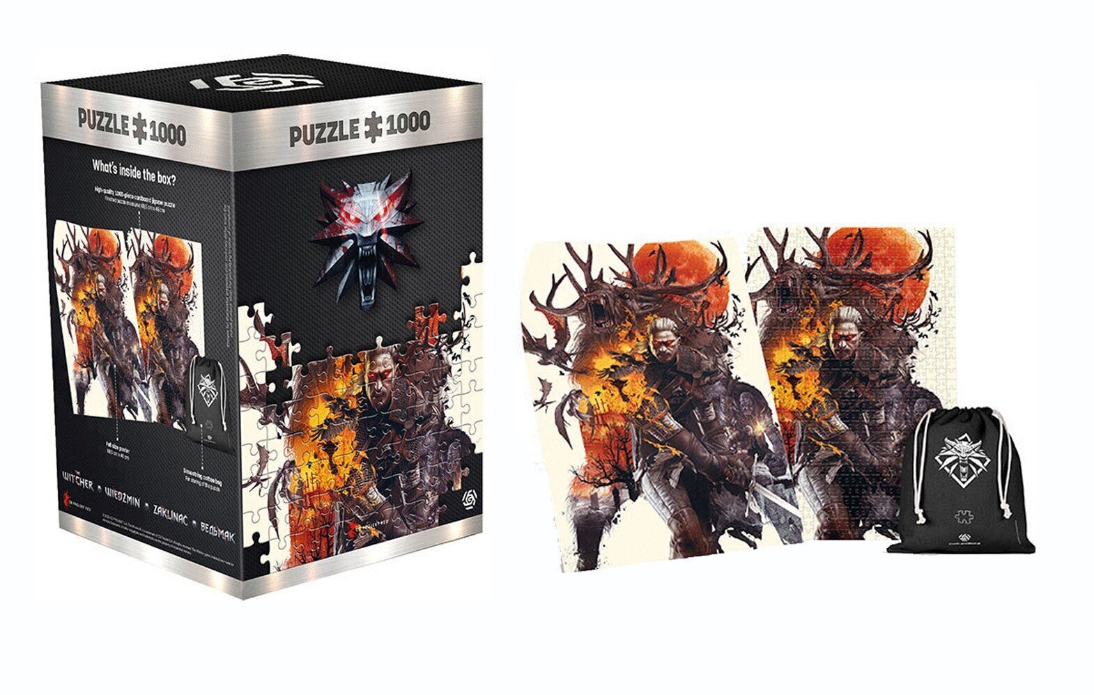 The Witcher 3: Wild Hunt Monsters Puzzle hinta ja tiedot | Palapelit | hobbyhall.fi