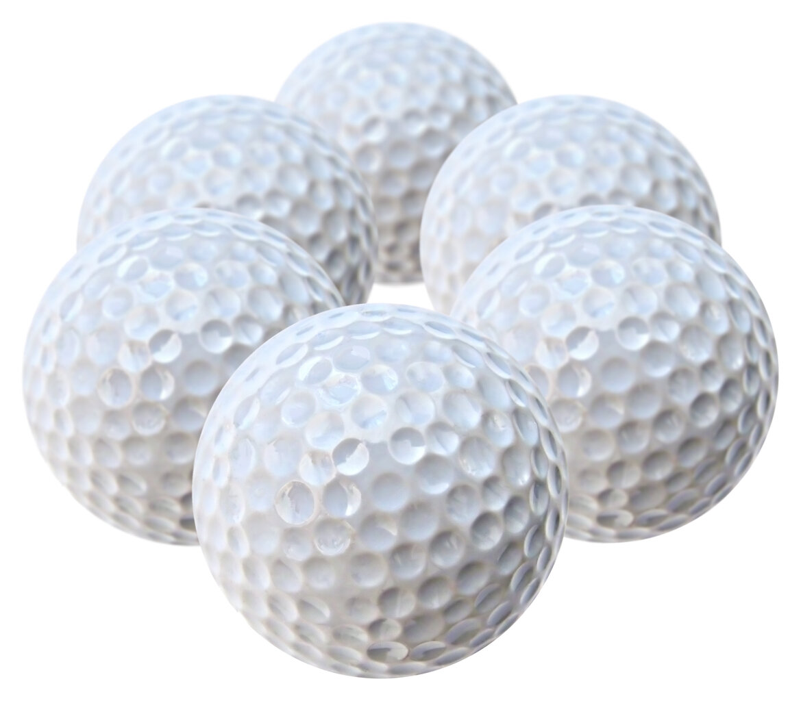 Minigolfpallot, valkoiset (6kpl) hinta ja tiedot | Golf | hobbyhall.fi