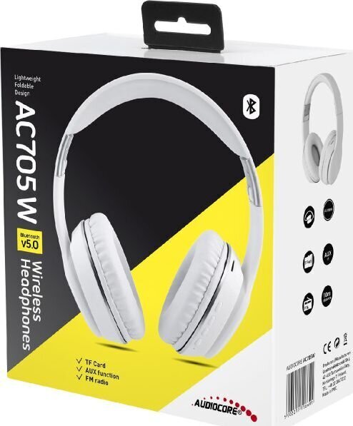 Audiocore AC705W White hinta ja tiedot | Kuulokkeet | hobbyhall.fi