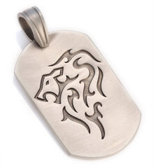 Bico "Sentosa" Dog Tag Lion Tribal Riipus (DT19) hinta ja tiedot | Miesten korut | hobbyhall.fi