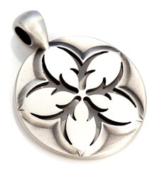 Bico "Blossum Mandala" Satiini hopea valmis riipus (E312) hinta ja tiedot | Kaulakorut | hobbyhall.fi