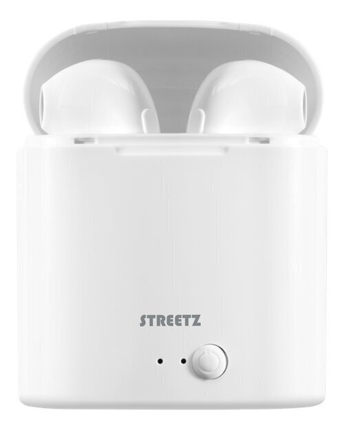 Langattomat kuulokkeet Streetz TWS-0008 True Wireless, valkoinen. hinta ja tiedot | Kuulokkeet | hobbyhall.fi