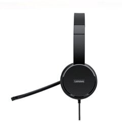 Lenovo Stereokuulokkeet 100 USB 4XD0X88524 hinta ja tiedot | Kuulokkeet | hobbyhall.fi