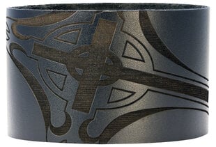 Bico Musta nahkahihnat / rannekkeet (BWB10 musta) 50mm 1 31/32″ hinta ja tiedot | Miesten korut | hobbyhall.fi
