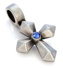 Bico "Gladius" riipus sinisillä kristalleilla (MS6 Blue) hinta ja tiedot | Kaulakorut | hobbyhall.fi