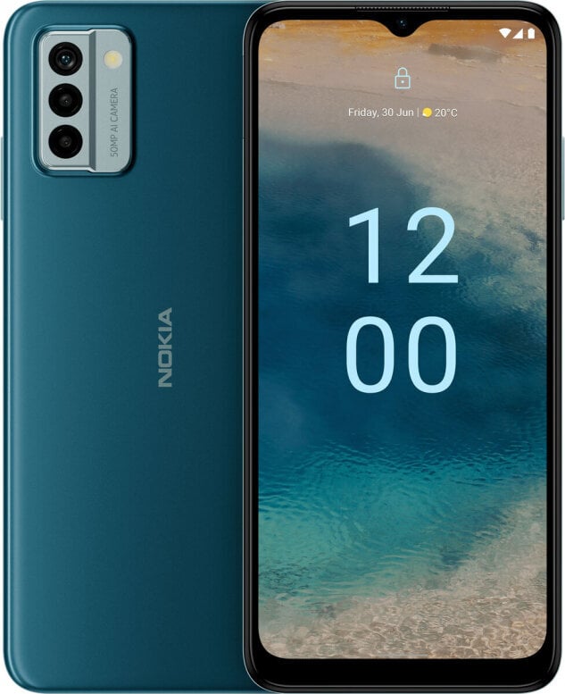 Nokia G22 4/64GB Lagoon Blue 101S0609H017 hinta ja tiedot | Matkapuhelimet | hobbyhall.fi