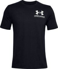 Under Armour HeatGear miehet Performance Big Logo 1357174 urheilupaidat musta M hinta ja tiedot | Miesten T-paidat | hobbyhall.fi