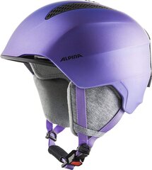 Alpina juniori Grand Jr A9224250 lumipyöräilykypärät violetti 54-57 hinta ja tiedot | Laskettelukypärät | hobbyhall.fi