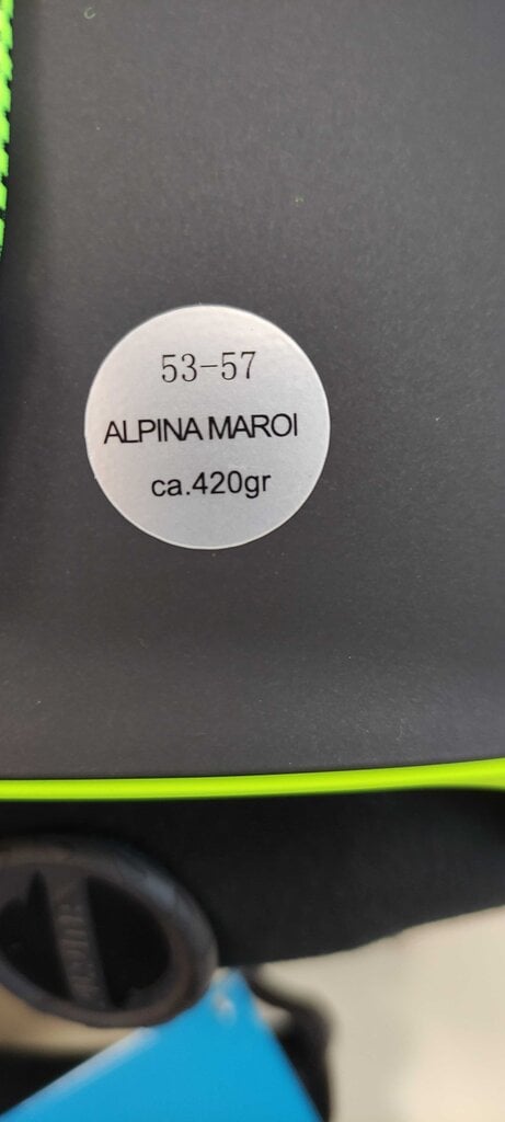 Alpina unisex Maroi A9206232 lumipyöräilykypärät harmaa tummanharmaa 53-57 hinta ja tiedot | Laskettelukypärät | hobbyhall.fi