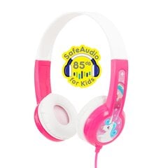 BuddyPhones Discover Pink hinta ja tiedot | Kuulokkeet | hobbyhall.fi