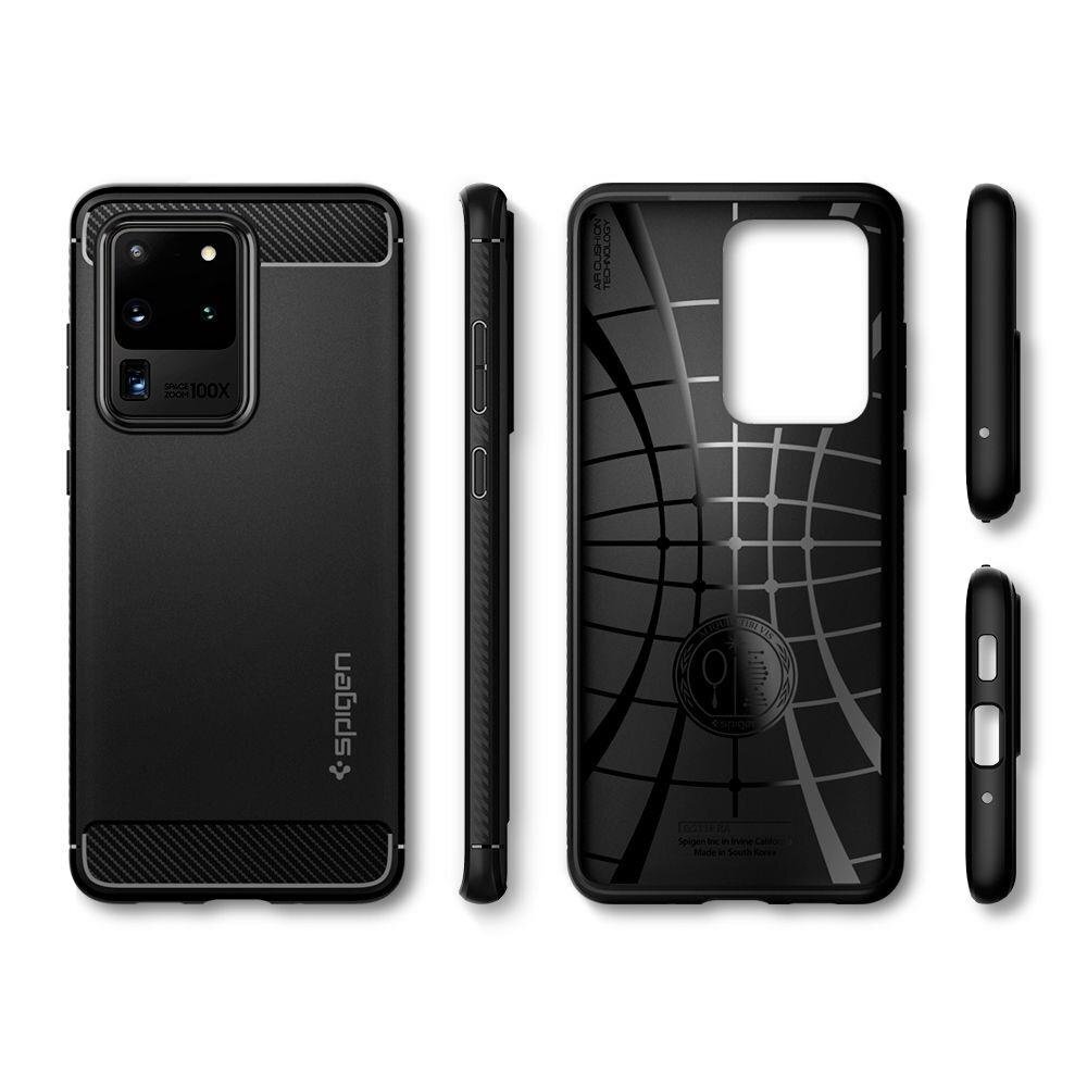 Galaxy S20 Ultra suojakuori Spigen Rugged Armor hinta ja tiedot | Puhelimen kuoret ja kotelot | hobbyhall.fi