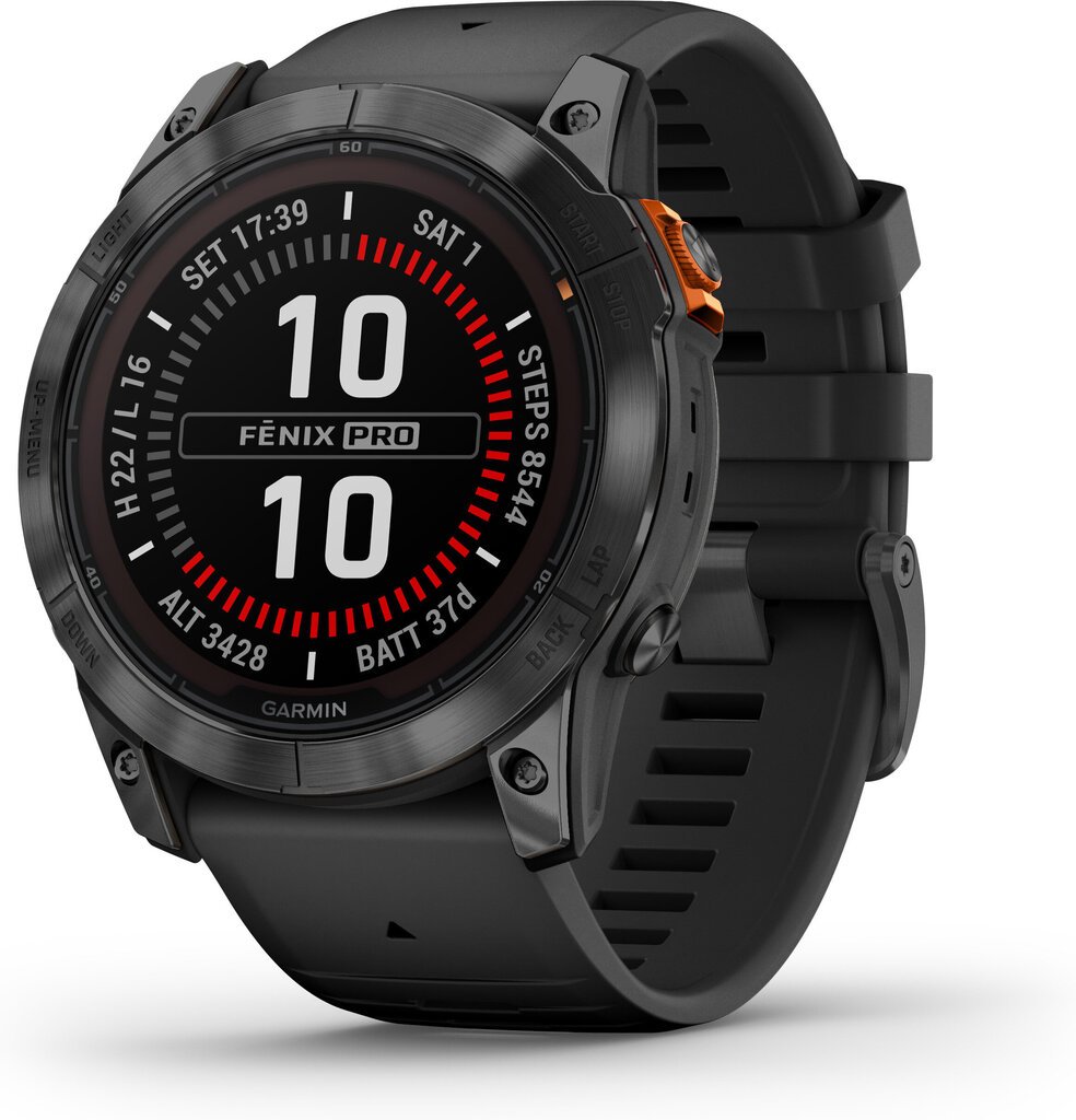 Garmin fenix 7X Pro Solar 51mm Slate Grey 010-02778-01 hinta ja tiedot | Älykellot | hobbyhall.fi