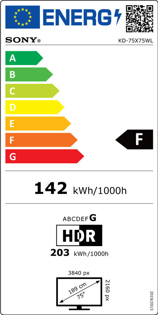 Sony Google LED TV KD75X75WLAEP hinta ja tiedot | Televisiot | hobbyhall.fi