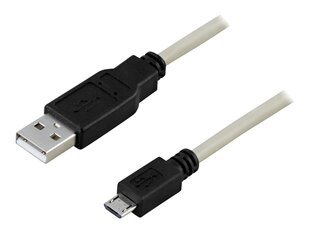 Deltaco USB-299, USB 2.0, USB-A, 0,25 m hinta ja tiedot | Puhelinkaapelit | hobbyhall.fi