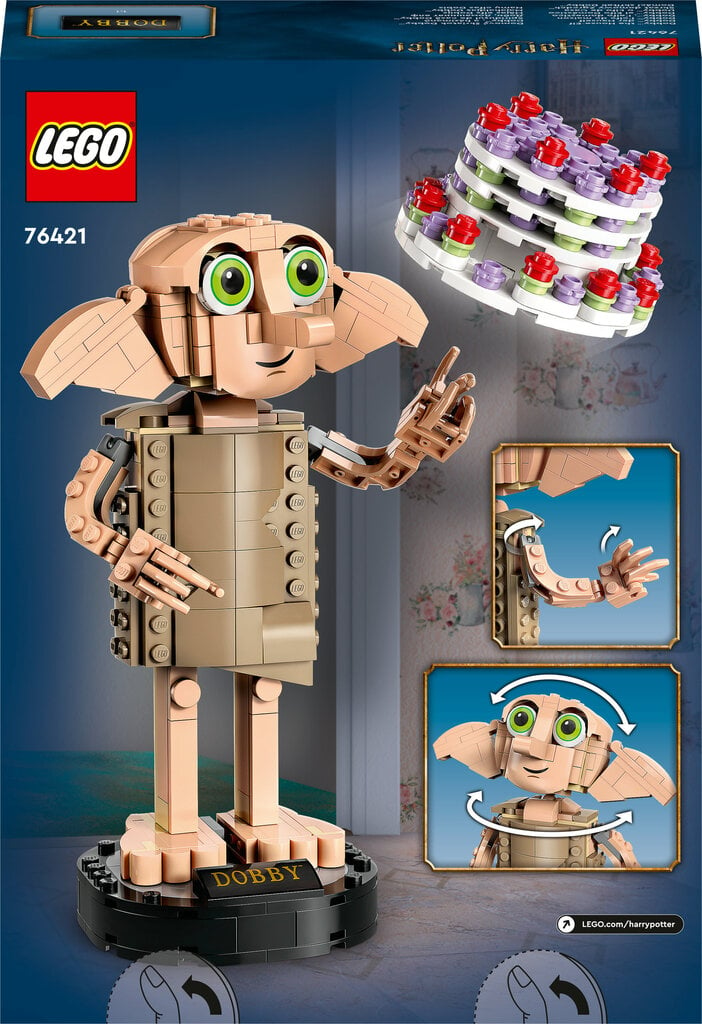 76421 LEGO® Harry Potter Kotitonttu Dobby™ hinta ja tiedot | LEGOT ja rakennuslelut | hobbyhall.fi
