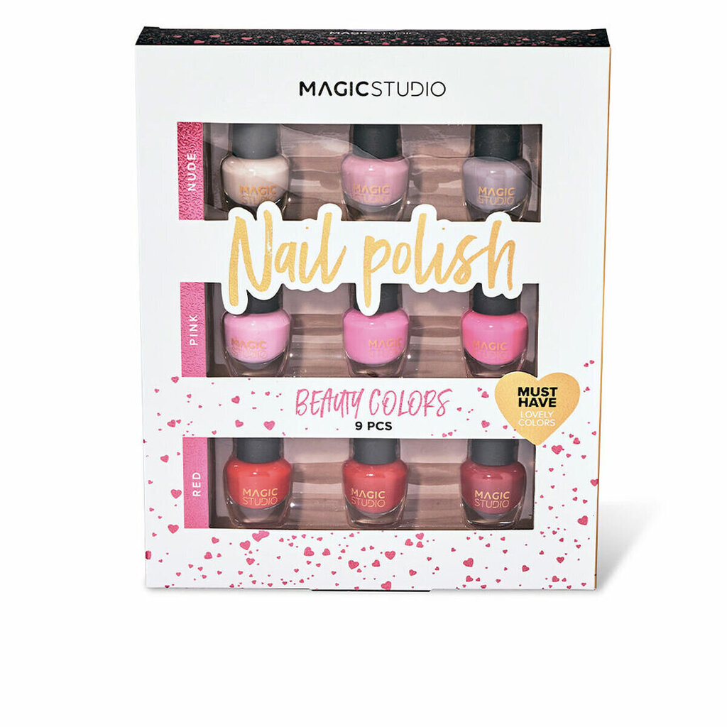 Kynsilakkasetti Magic Studio Beauty Colors, 9 kpl hinta ja tiedot | Lasten ja äitiysajan kosmetiikka | hobbyhall.fi