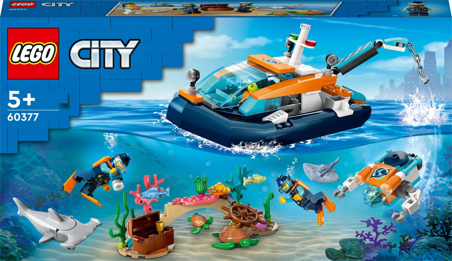 60377 LEGO® City Tutkimussukellusvene hinta ja tiedot | LEGOT ja rakennuslelut | hobbyhall.fi