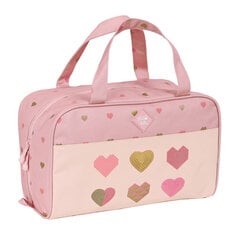 Toilettilaukku Glow Lab Hearts Pinkki (31 x 14 x 19 cm) hinta ja tiedot | Koulureput ja -laukut | hobbyhall.fi