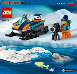 60376 LEGO® City Arktisen tutkimusretken moottorikelkka hinta ja tiedot | LEGO® Lapset | hobbyhall.fi