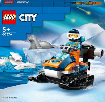 60376 LEGO® City Arktisen tutkimusretken moottorikelkka hinta ja tiedot | LEGOT ja rakennuslelut | hobbyhall.fi