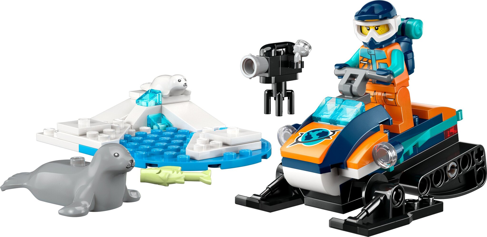 60376 LEGO® City Arktisen tutkimusretken moottorikelkka hinta ja tiedot | LEGOT ja rakennuslelut | hobbyhall.fi