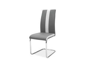 Neljän tuolin sarja H200, harmaa/valkoinen hinta ja tiedot | Ruokapöydän tuolit | hobbyhall.fi
