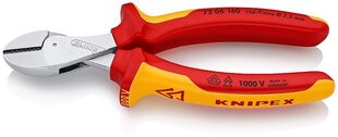 Sivuleikkauspihdit X-Cut 160mm VDE, Knipex hinta ja tiedot | Käsityökalut | hobbyhall.fi