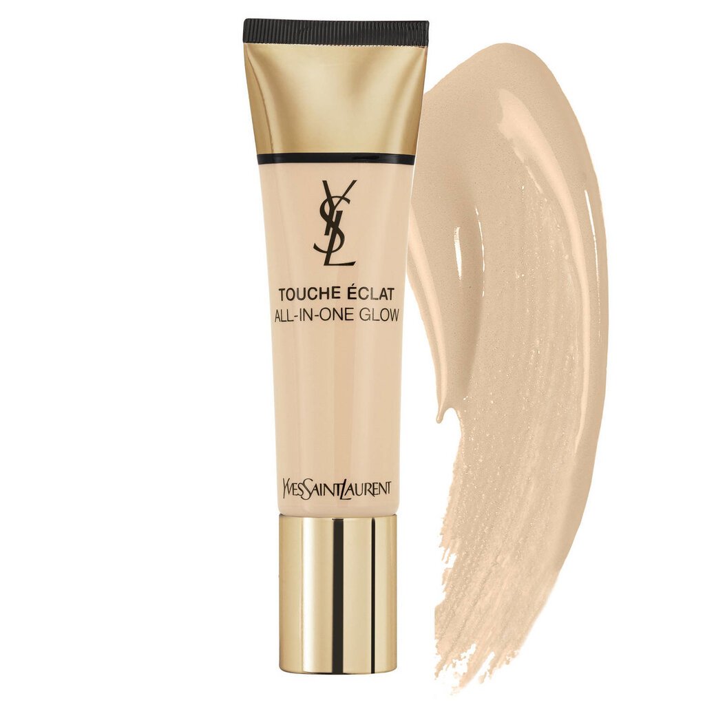 Meikkivoide Yves Saint Laurent Touche Eclat All In One Glow SPF 23 B10 Porcelain , 30 ml hinta ja tiedot | Meikkivoiteet ja puuterit | hobbyhall.fi