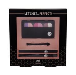 Setti Cosmetic 2K Fashion: Let´s Get Perfect -luomiväri 6,6 g + silmänrajauskynä 0,2 g x 2 + sivellin hinta ja tiedot | Silmämeikit | hobbyhall.fi