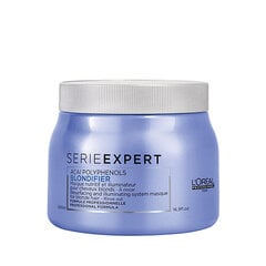 Naamio vaaleille hiuksille Loreal Serie Expert Blondifier Mask 500 ml hinta ja tiedot | Naamiot, öljyt ja seerumit | hobbyhall.fi