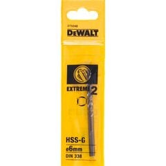 Poranterä Dewalt HSS 6mm (DT5048-QZ) hinta ja tiedot | Käsityökalut | hobbyhall.fi