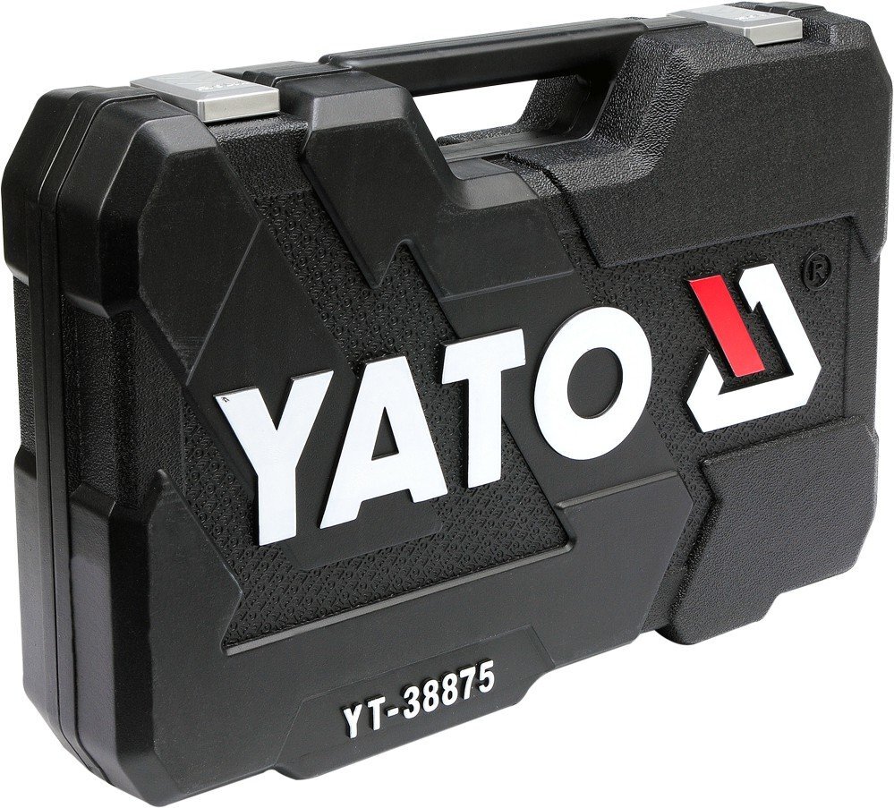 Työkalusarja YATO 1/4 , 1/2, 3/8 (126 kpl) YT-38875 hinta ja tiedot | Käsityökalut | hobbyhall.fi