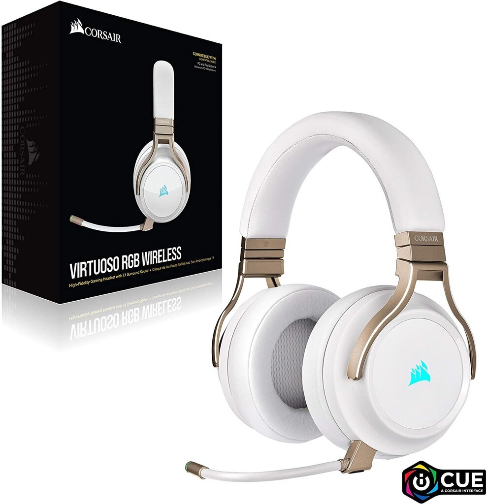 Corsair Virtuoso RGB Wireless hinta ja tiedot | Kuulokkeet | hobbyhall.fi