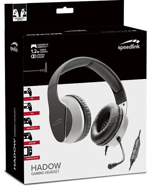 Speedlink Hadow PS5 SL-460310-BK hinta ja tiedot | Kuulokkeet | hobbyhall.fi