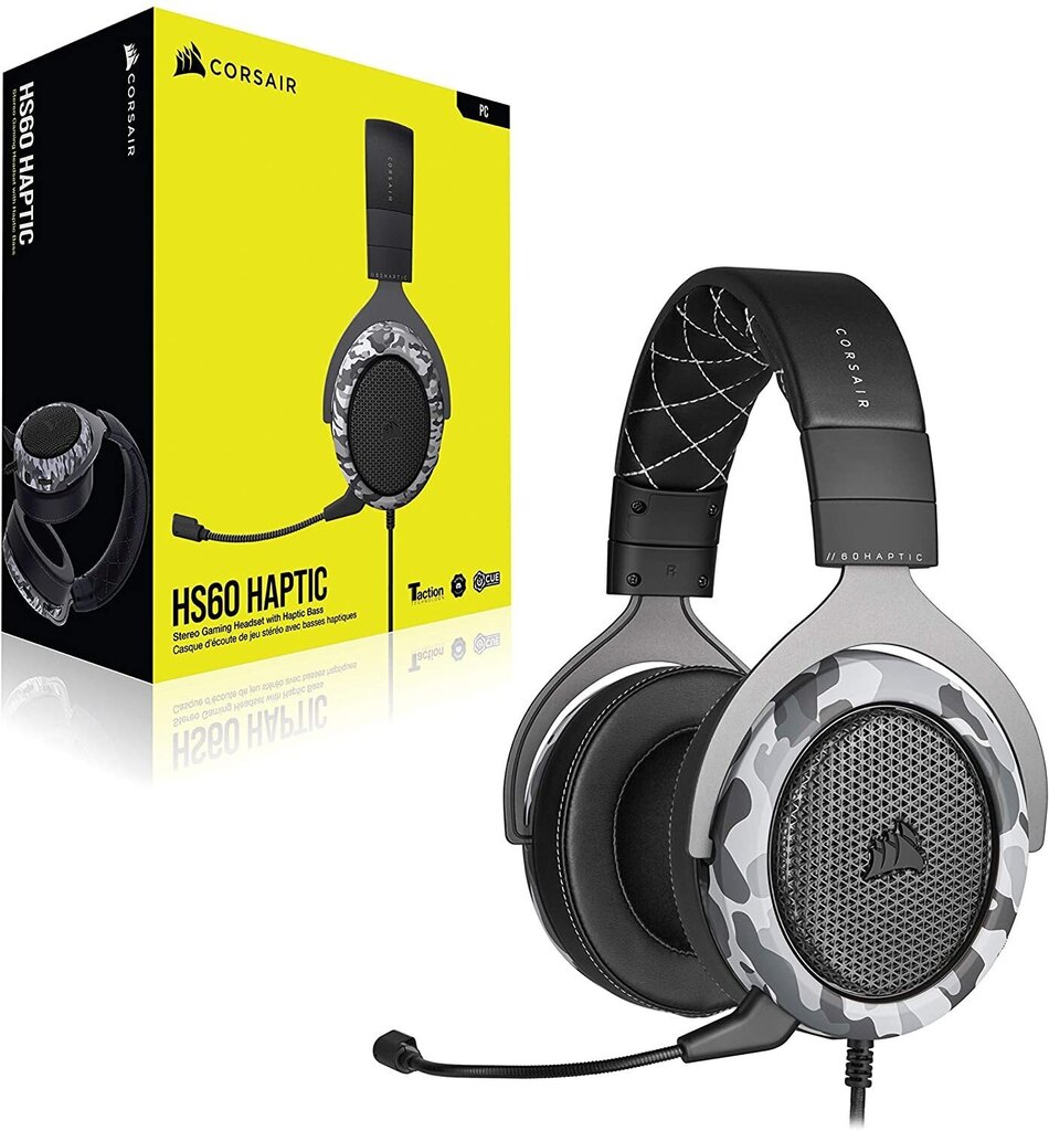 Corsair Gaming HS60 HAPTIC 7.1 hinta ja tiedot | Kuulokkeet | hobbyhall.fi