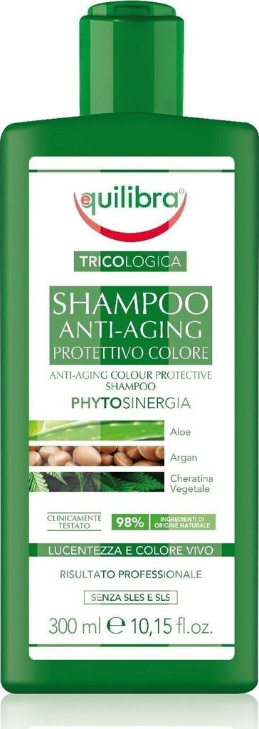 Hiusten väriä suojaava shampoo Beauty Formulas Equilibra Tricologica, 300ml hinta ja tiedot | Shampoot | hobbyhall.fi