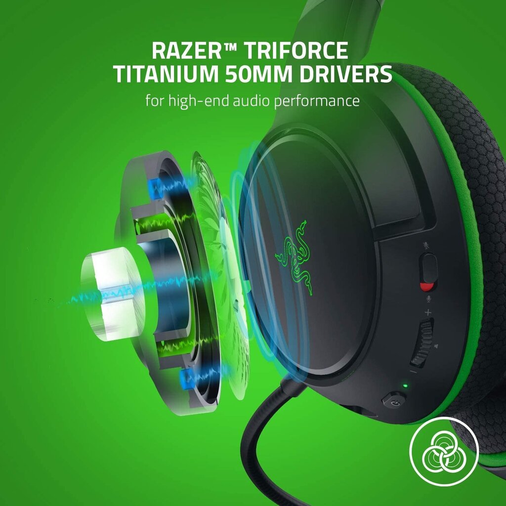 Razer Kaira, black hinta ja tiedot | Kuulokkeet | hobbyhall.fi