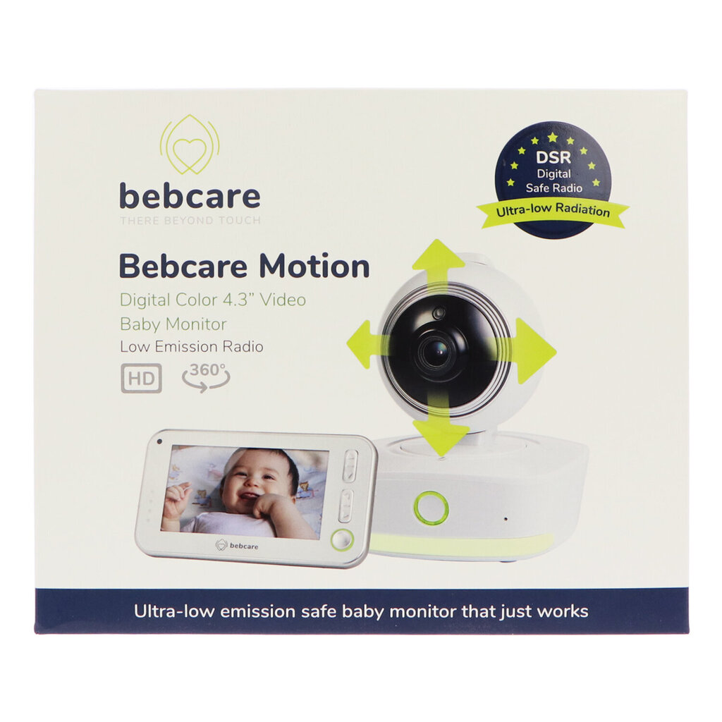 Bebcare Motion digitaalinen 4,3 tuuman värillinen videomonitori hinta ja tiedot | Itkuhälyttimet | hobbyhall.fi