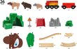 Brio Forest Animals junasarja rautateillä, 33988 hinta ja tiedot | Poikien lelut | hobbyhall.fi