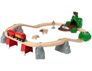 Brio Forest Animals junasarja rautateillä, 33988 hinta ja tiedot | Poikien lelut | hobbyhall.fi