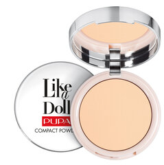 Compact powder SPF15 Pupa Like A Doll Nude Skin Nude Skin 10 g, 008 hinta ja tiedot | Meikkivoiteet ja puuterit | hobbyhall.fi